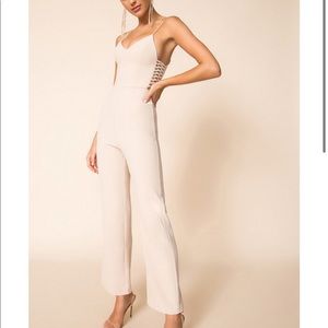 Superdown Jaylene Strappy Side Jumpsuit NWT